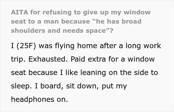 Man Invades Woman’s Space After She Declines To Swap Seats, Calls Himself Victim Of Modern Times