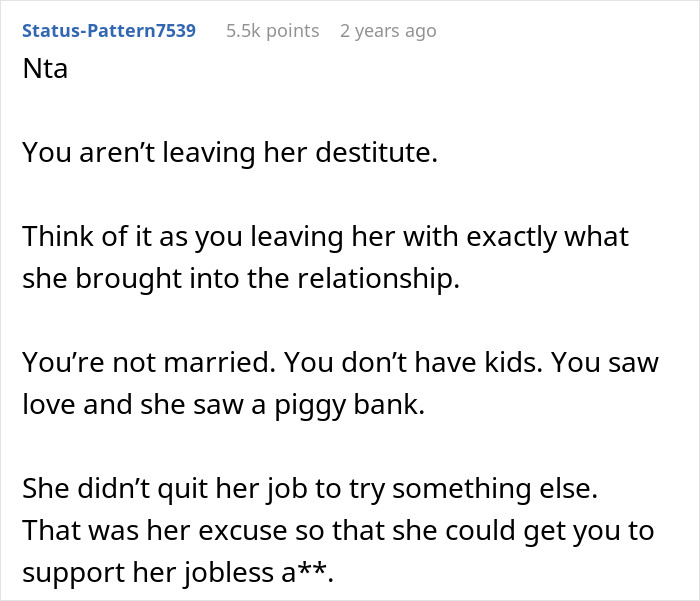 Lady &#8220;Settles&#8221; For Fiancé, He Realizes It&#8217;s Only For What He Provides For Her, Not Love