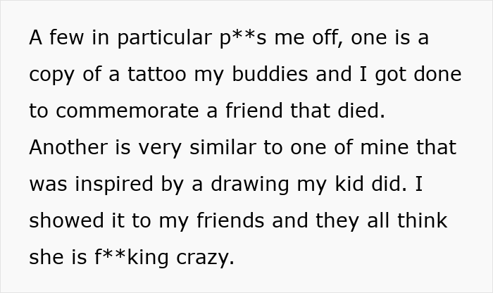 “Yikes”: Folks Shocked By GF Tattooing All Of BF&#8217;s Tattoos On Her Own Body, He Wants To End Things