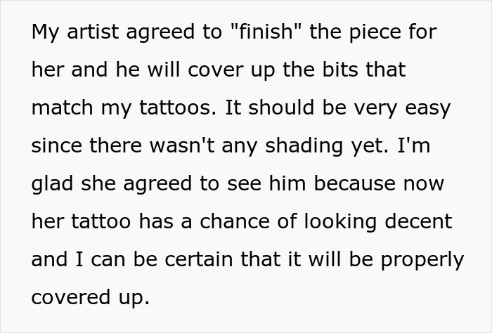 “Yikes”: Folks Shocked By GF Tattooing All Of BF&#8217;s Tattoos On Her Own Body, He Wants To End Things