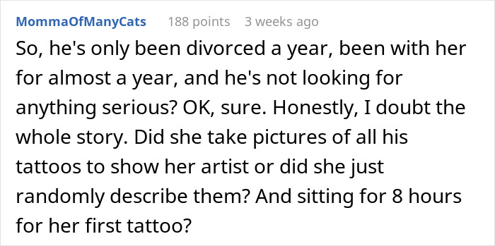 “Yikes”: Folks Shocked By GF Tattooing All Of BF&#8217;s Tattoos On Her Own Body, He Wants To End Things