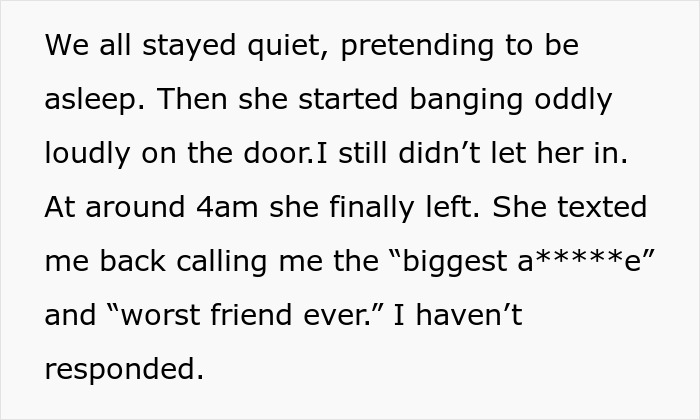 “AITA For Refusing To Let My Friend Into My House After She Was Over 6 Hours Late?”