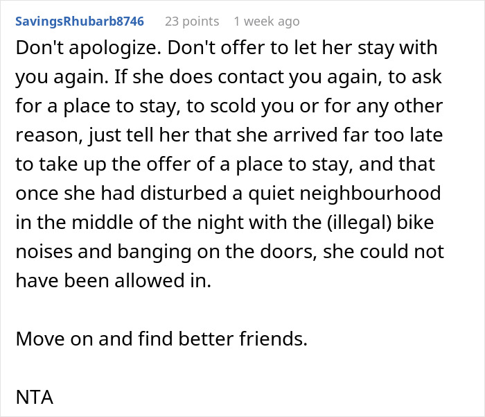 “AITA For Refusing To Let My Friend Into My House After She Was Over 6 Hours Late?”