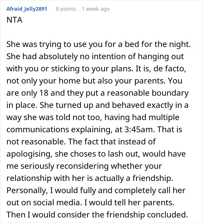 “AITA For Refusing To Let My Friend Into My House After She Was Over 6 Hours Late?”