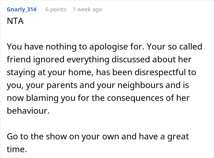 “AITA For Refusing To Let My Friend Into My House After She Was Over 6 Hours Late?”