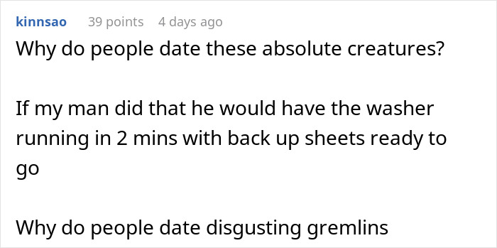 “Boyfriend Peed The Bed And Is Mad At Me For My Response”