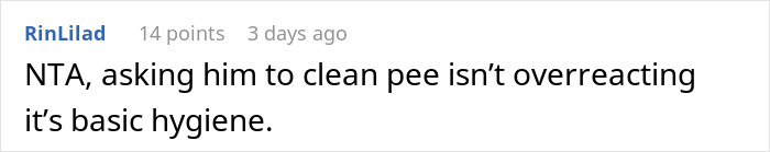 “Boyfriend Peed The Bed And Is Mad At Me For My Response”