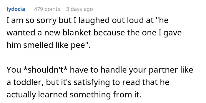 “Boyfriend Peed The Bed And Is Mad At Me For My Response”