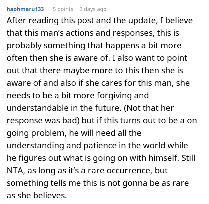 “Boyfriend Peed The Bed And Is Mad At Me For My Response”