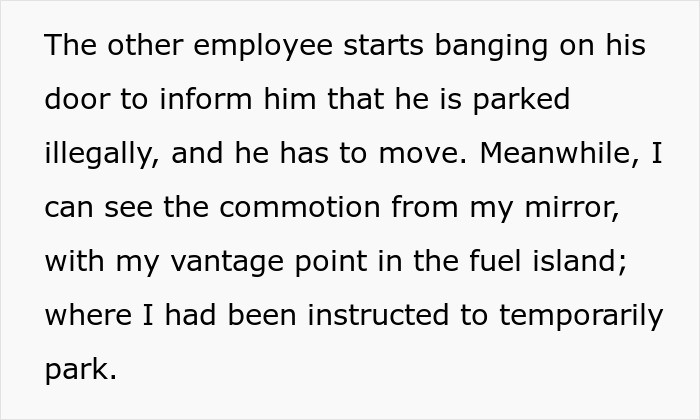 Truck Driver Refuses To Move From Reserved Spot, Guy Takes Revenge Leading To Unemployment