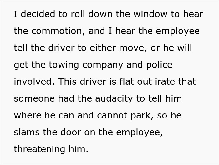 Truck Driver Refuses To Move From Reserved Spot, Guy Takes Revenge Leading To Unemployment