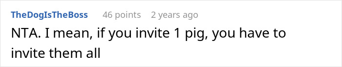 Mom Of The Bride Told She Can’t Bring Her Pet Pig To The Wedding, Does It Anyway And Ruins It