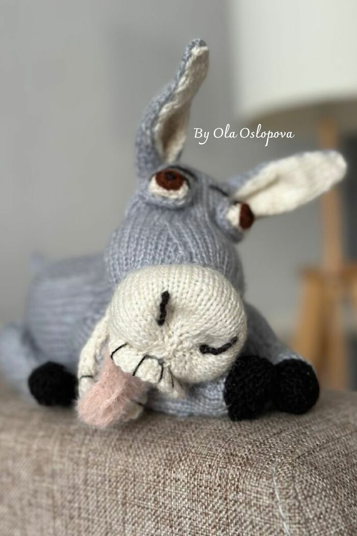 Shrek Forever After: I Knitted Donkey And Shrek