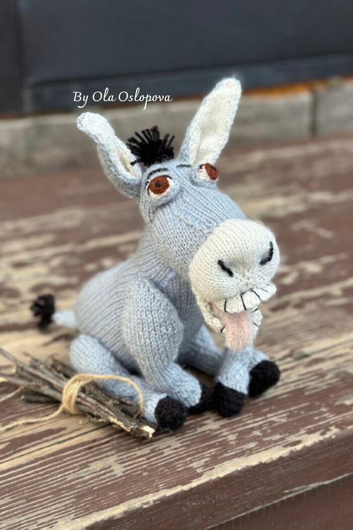 Shrek Forever After: I Knitted Donkey And Shrek