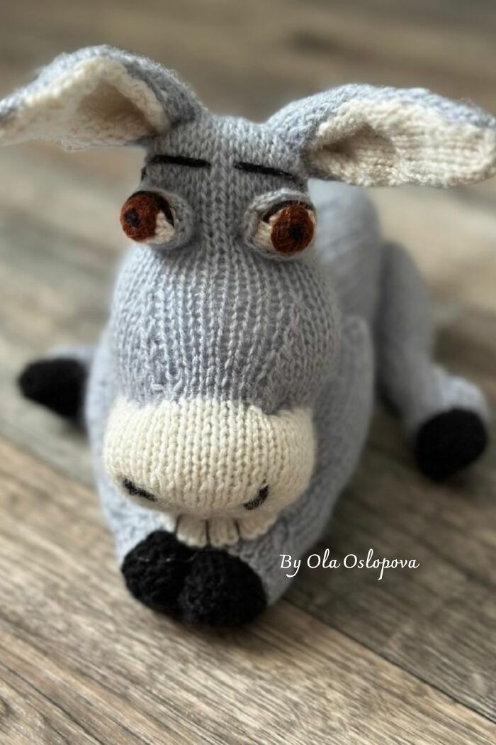 Shrek Forever After: I Knitted Donkey And Shrek
