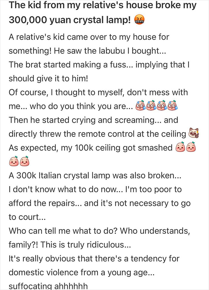 Angry Boy Breaks Expensive Glass Ceiling And Chandelier Over A Labubu Doll
