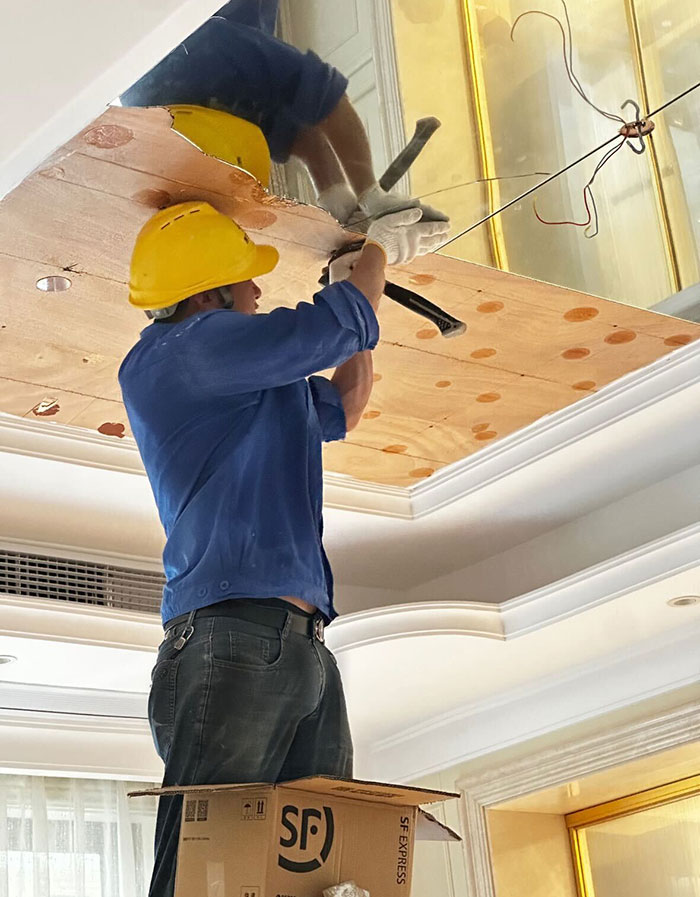 Angry Boy Breaks Expensive Glass Ceiling And Chandelier Over A Labubu Doll
