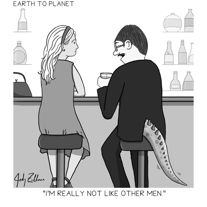 &#8220;Earth To Planet&#8221;: 27 New Humorous Comics By Jody Zellman To Boost Your Mood