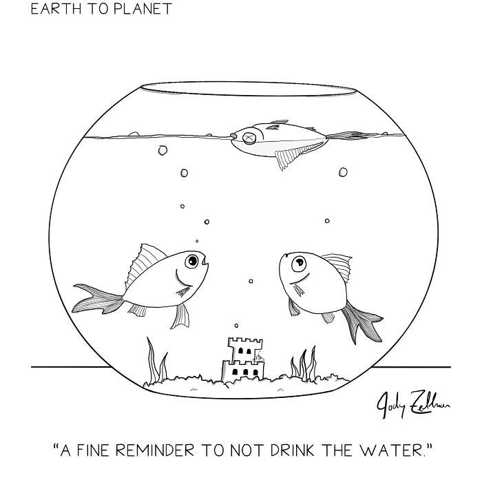 &#8220;Earth To Planet&#8221;: 27 New Humorous Comics By Jody Zellman To Boost Your Mood