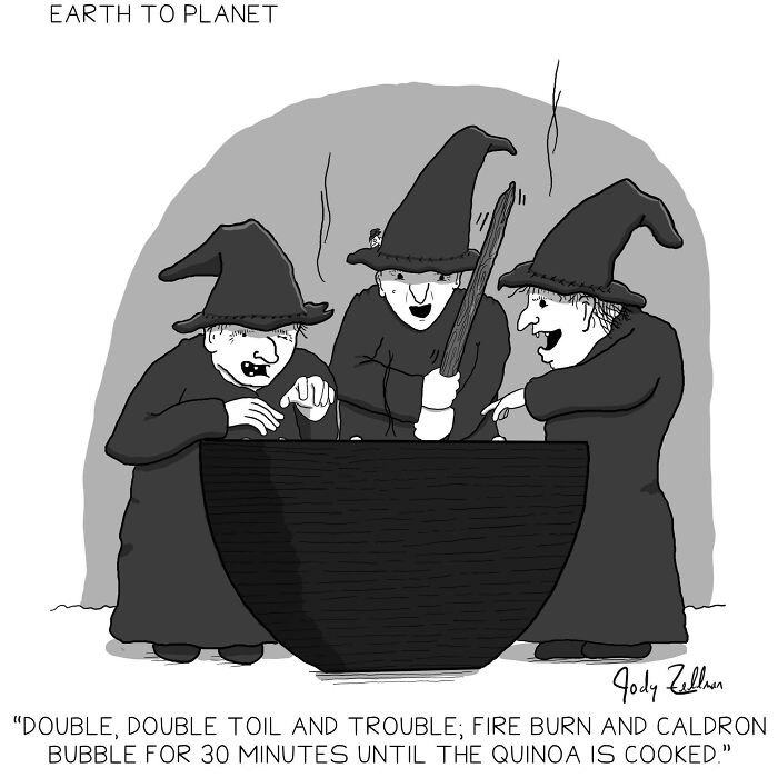 &#8220;Earth To Planet&#8221;: 27 New Humorous Comics By Jody Zellman To Boost Your Mood