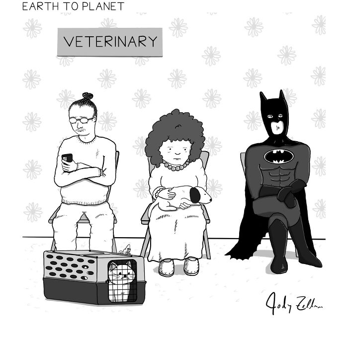 &#8220;Earth To Planet&#8221;: 27 New Humorous Comics By Jody Zellman To Boost Your Mood
