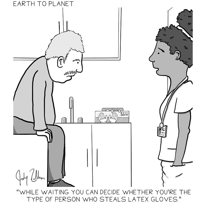 &#8220;Earth To Planet&#8221;: 27 New Humorous Comics By Jody Zellman To Boost Your Mood