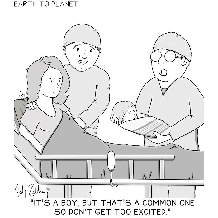 &#8220;Earth To Planet&#8221;: 27 New Humorous Comics By Jody Zellman To Boost Your Mood