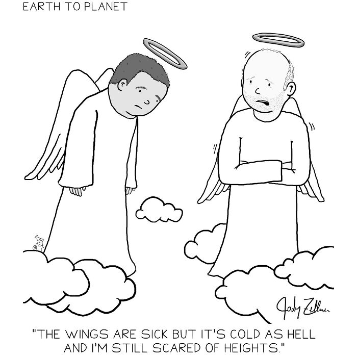 &#8220;Earth To Planet&#8221;: 27 New Humorous Comics By Jody Zellman To Boost Your Mood