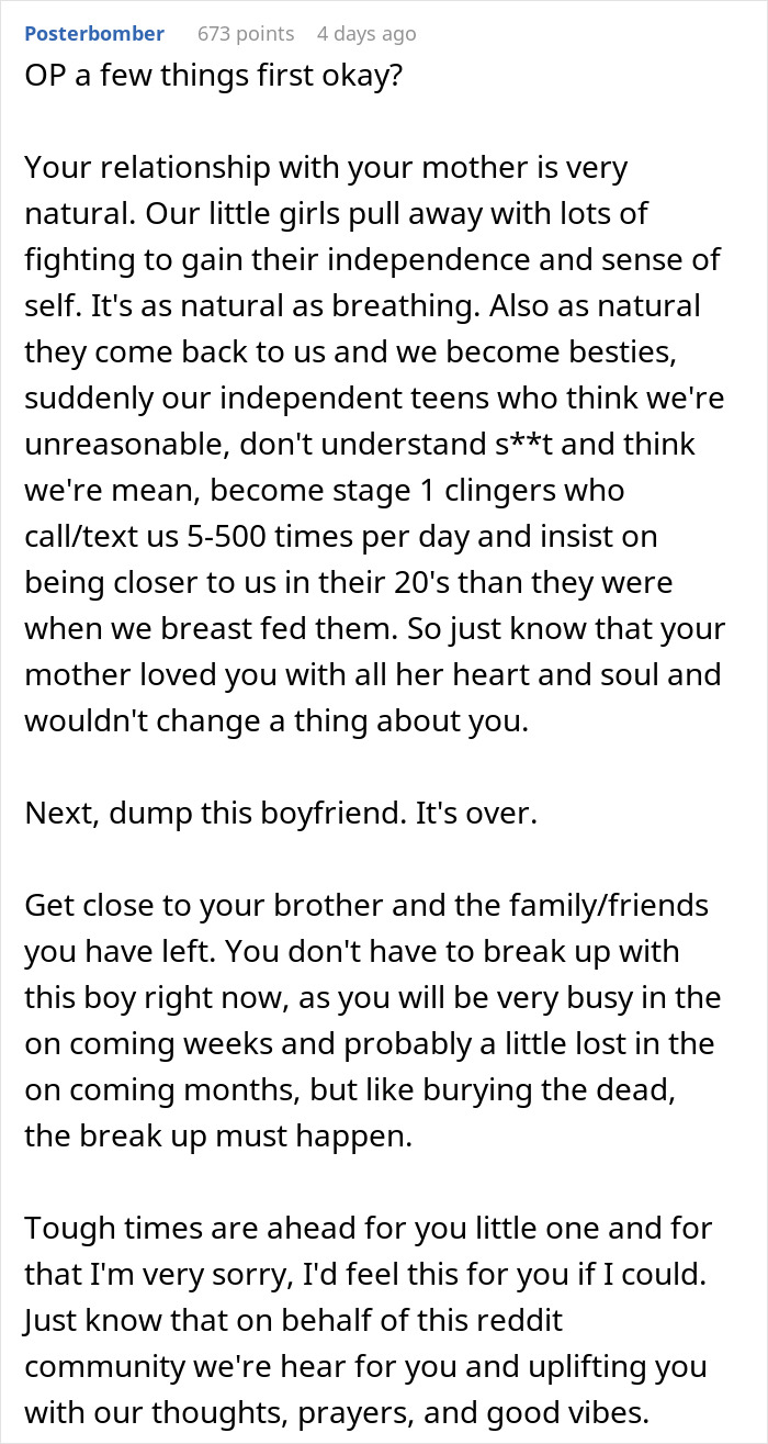Woman Faces Double Heartbreak When Mother’s Death Brings Boyfriend’s True Character To Light