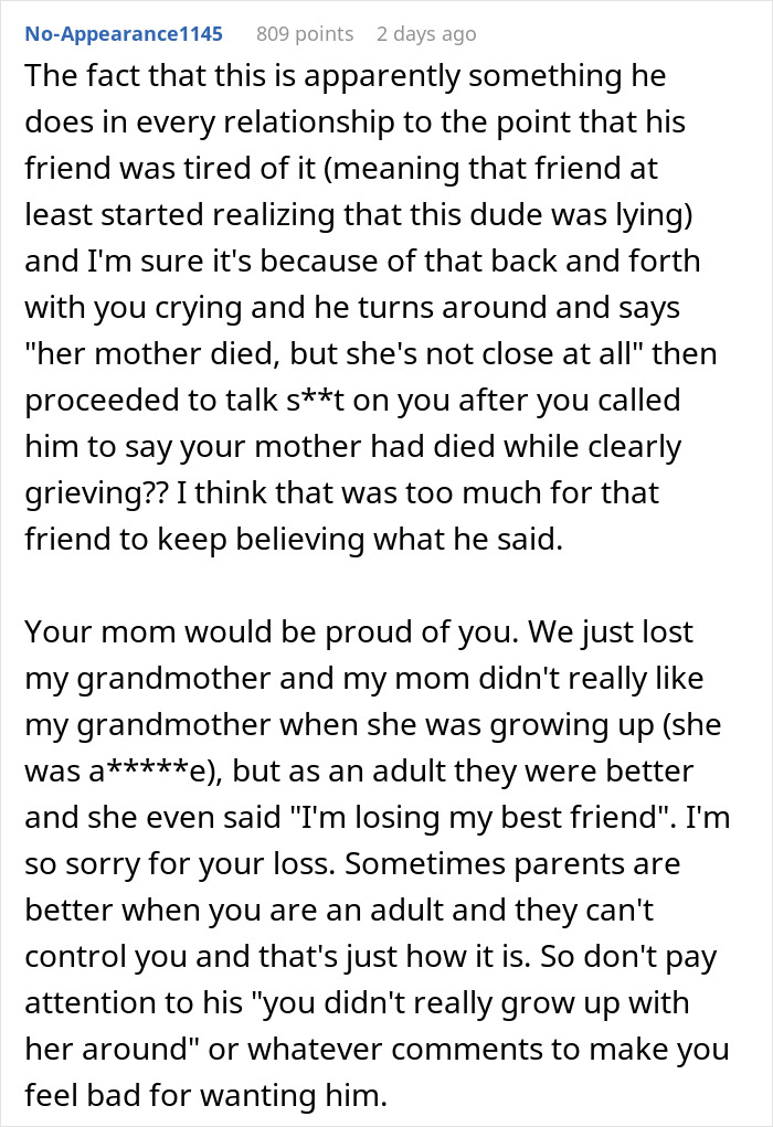 Woman Faces Double Heartbreak When Mother’s Death Brings Boyfriend’s True Character To Light