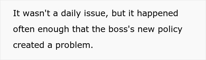 Boss Tries To Fix A Non-Issue By Banning Flexible Hours, Only Makes Things Worse