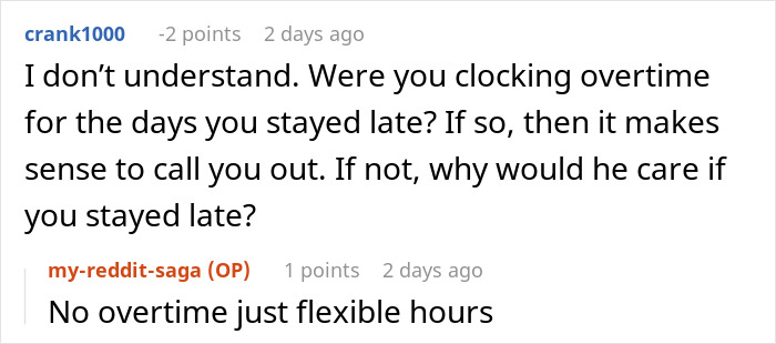 Boss Tries To Fix A Non-Issue By Banning Flexible Hours, Only Makes Things Worse