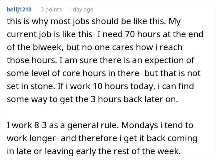 Boss Tries To Fix A Non-Issue By Banning Flexible Hours, Only Makes Things Worse