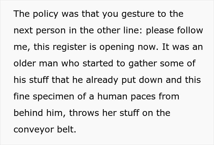 Woman Cuts In Front Of Elderly Man At Grocery Store, Cashier Uses Her Own Words To Hand Out Karma