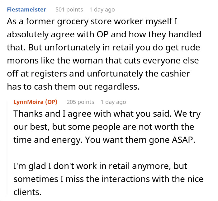 Woman Cuts In Front Of Elderly Man At Grocery Store, Cashier Uses Her Own Words To Hand Out Karma