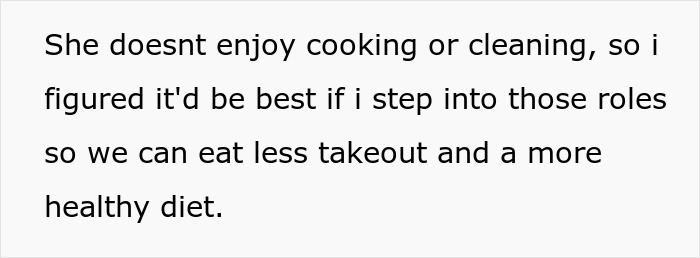 Husband Says He’ll Manage Household So Wife Can Work, She Responds With Cold Silence