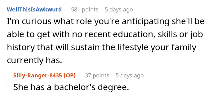Husband Says He’ll Manage Household So Wife Can Work, She Responds With Cold Silence