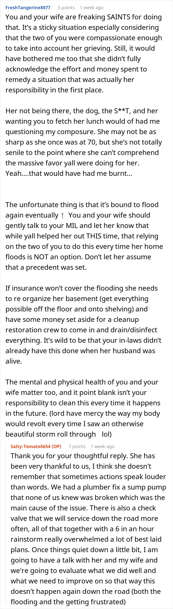 MIL Skips Sewage Disaster At Home For Salon Appointment, Couple Left To Shovel The Smelly Mess