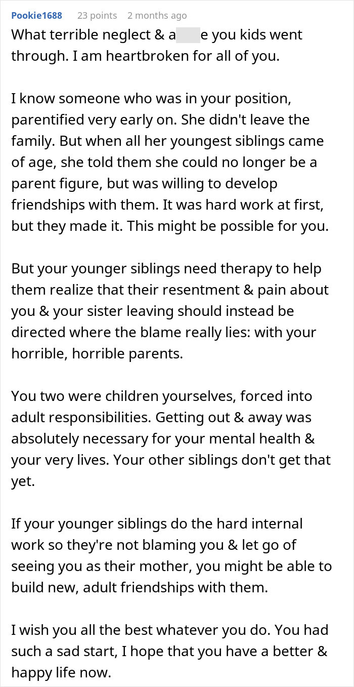 Teens Forced To Be Parents For Their 1, 3 And 4YO Siblings, Years Later Refuse To Reconnect