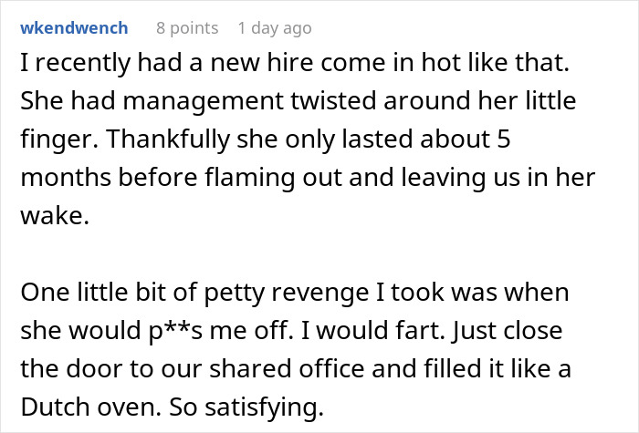 Toxic Newbie Spreads Lies, Tries To Get Colleague Fired, Ends Up In Hot Water With HR