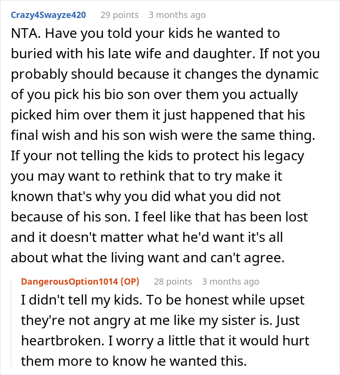 Widow’s Burial Plans For Late Husband Outrage Her Kids And Sister, She Seeks Advice Online