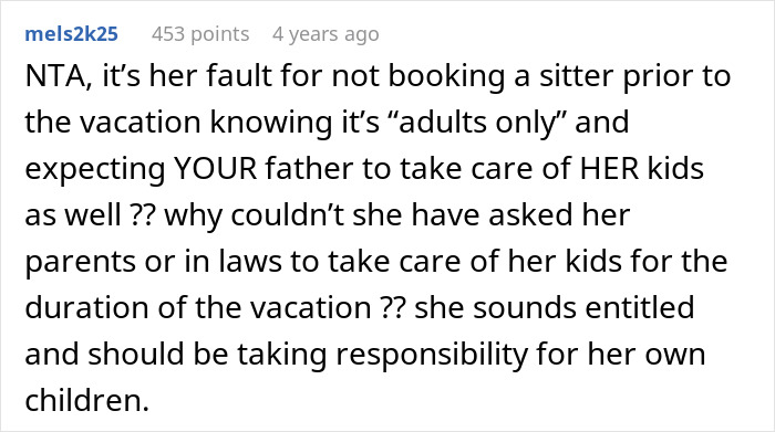 Entitled Lady Decides To Bring Her Kids Along On Couple&#8217;s Kid-Free Vacation, Gets Mad When Uninvited