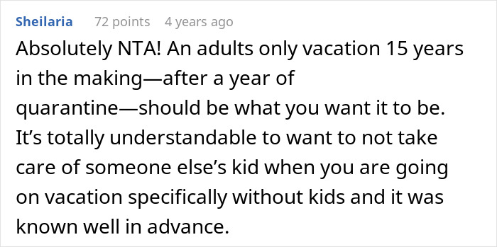 Entitled Lady Decides To Bring Her Kids Along On Couple&#8217;s Kid-Free Vacation, Gets Mad When Uninvited