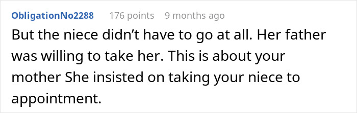 18YO Too Angry To Speak When Niece Ruins His Doctor’s Appointment Because Mom Takes Her With Them