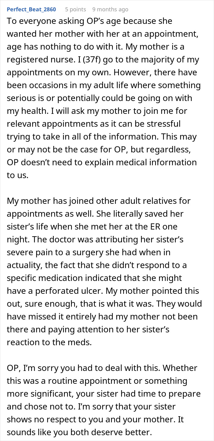 18YO Too Angry To Speak When Niece Ruins His Doctor’s Appointment Because Mom Takes Her With Them