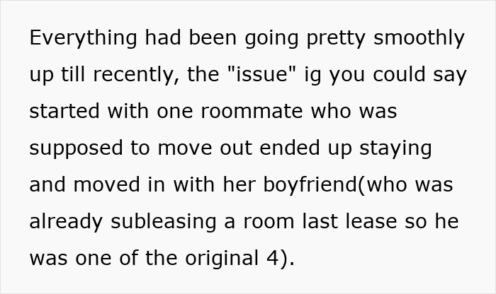 Person Agrees To Let Roommates Have Their BFs Move In, But Makes It Clear They Won’t Share Their Bathroom