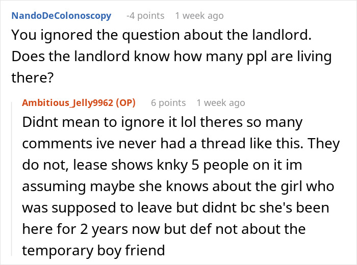 Person Agrees To Let Roommates Have Their BFs Move In, But Makes It Clear They Won’t Share Their Bathroom