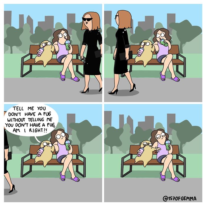 Adorable And Funny Comics About An Artist And Her Life With A Cute Pug (23 New Pics)