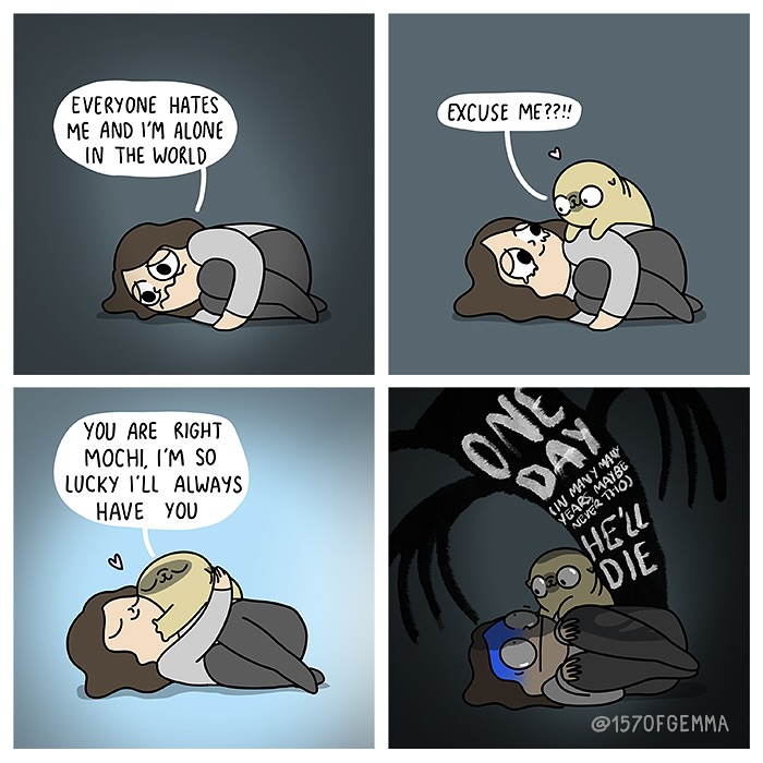 Adorable And Funny Comics About An Artist And Her Life With A Cute Pug (23 New Pics)