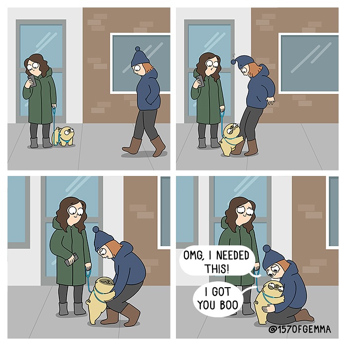 Adorable And Funny Comics About An Artist And Her Life With A Cute Pug (23 New Pics)